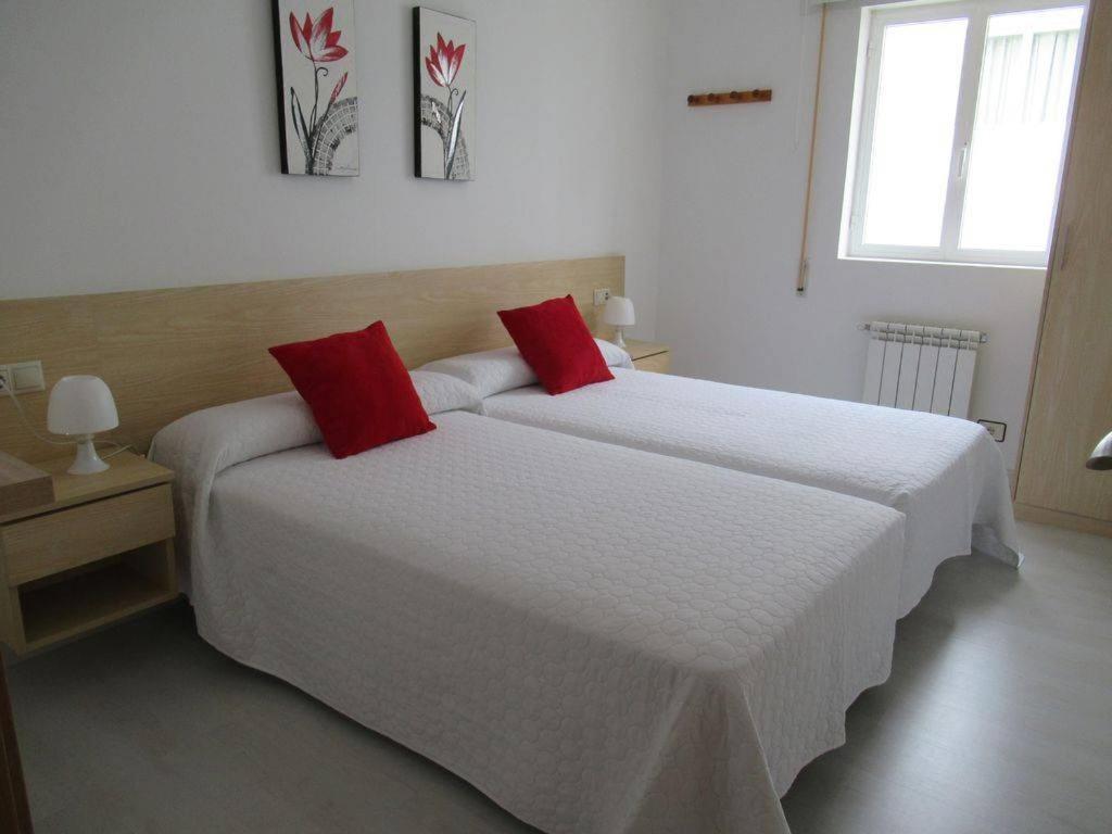 Apartamento Playa De Lariño Gandara  Bagian luar foto
