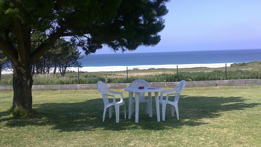 Apartamento Playa De Lariño Gandara  Bagian luar foto