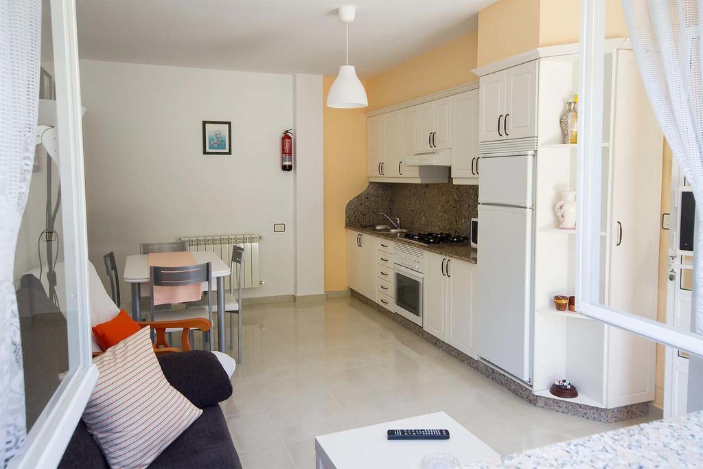 Apartamento Playa De Lariño Gandara  Bagian luar foto